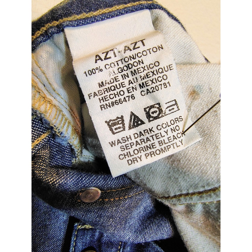 Tommy Jeans Starlet Jean Vintage Y2K Rinse Wash Button Fly Straight Leg Blue 9 - Picture 8 of 8
